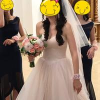 Весільна сукня пудрова