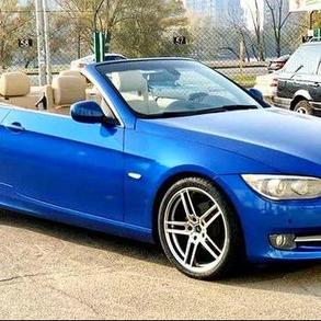 017 BMW 3 серии кабриолет синий