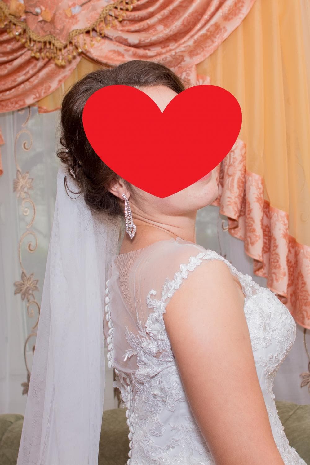 плаття 5000 грн, шлейф, 3D квіти, бісер — весільне плаття, фото 4