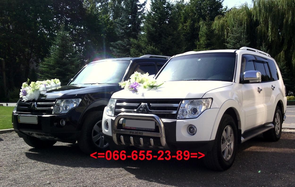 Весільний кортеж Mitsubishi Pajero Wagon — фото 3