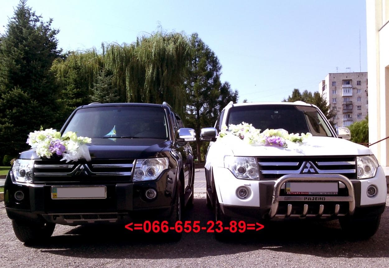 Весільний кортеж Mitsubishi Pajero Wagon — фото 2