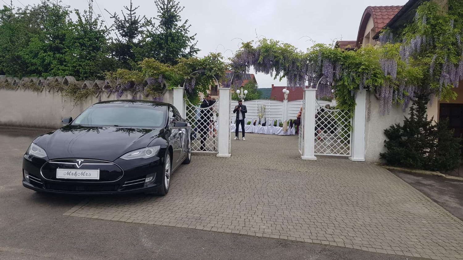 Весільне авто — Tesla Model S, фото 4