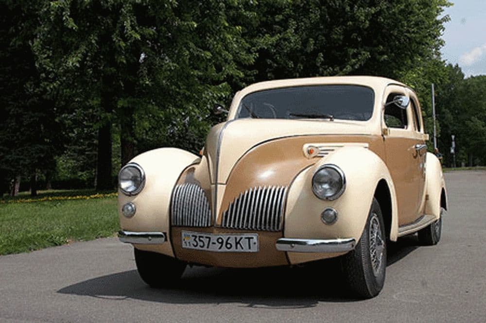 199 Ретро автомобіль Lincoln Zephyr орен — фото 3