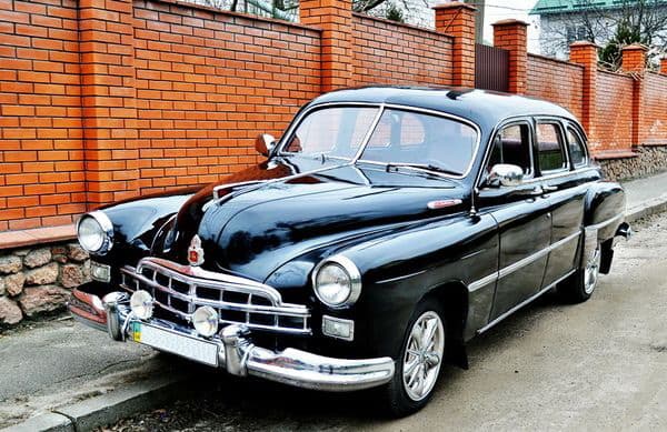 204 Ретро автомобіль ZIM GAZ-12 чорний — фото 1