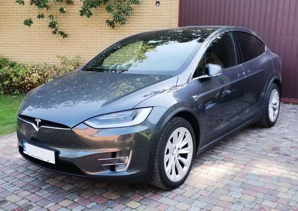 075 Tesla Model X сіра електричний — фото 2