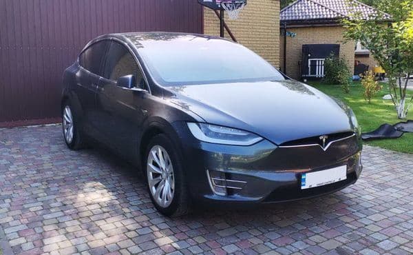 075 Tesla Model X сіра електричний — фото 3