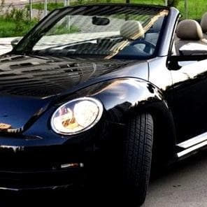 391 Volkswagen Beetle чорний фольксваген — Весільний кортеж