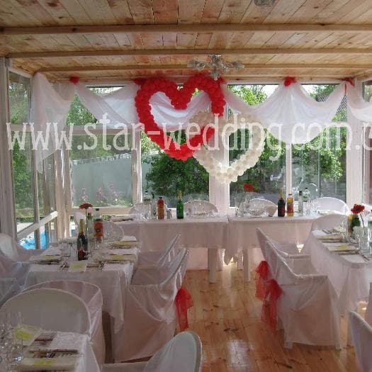 star-wedding - Професійне оформлення весільного залу — Оформлення та декор