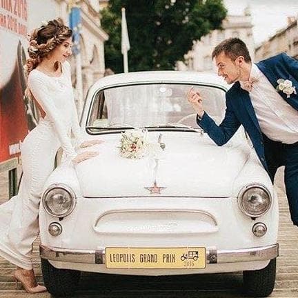 Retrocarslviv — Весільний кортеж