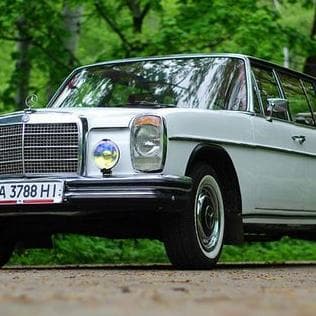 210 Ретро автомобіль Mercedes 1969 оренд — Весільний кортеж
