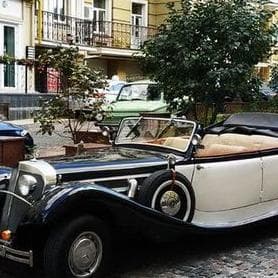 190 Ретро автомобіль Mercedes 540 Borman — Весільний кортеж