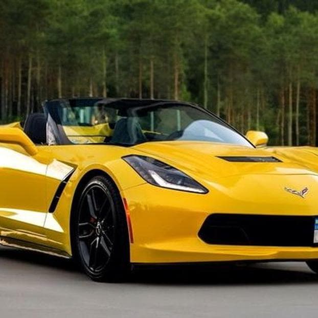 11Кабріолет Chevrolete Corvette Stingray — Весільний кортеж