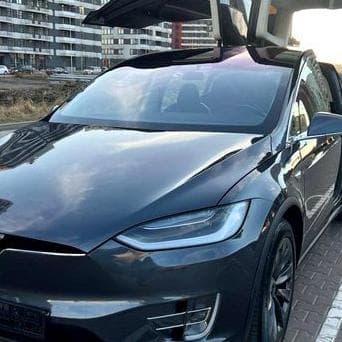 287 Прокат авто Tesla Model X сіра без в — Весільний кортеж