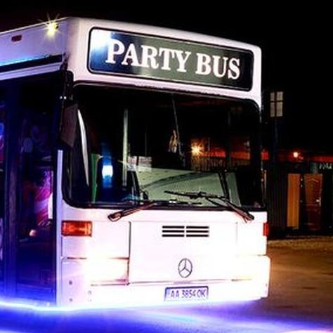 065 Автобус Party Bus Vegas паті — логотип