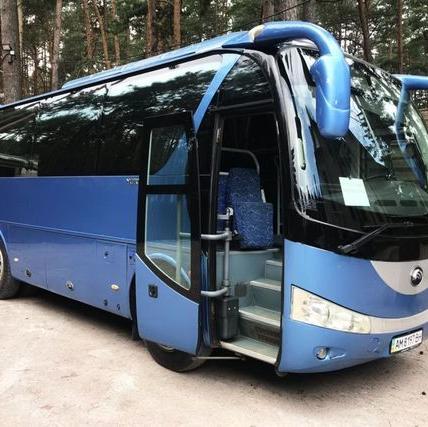 339 Автобус Yutong блакитний прокат орен — логотип