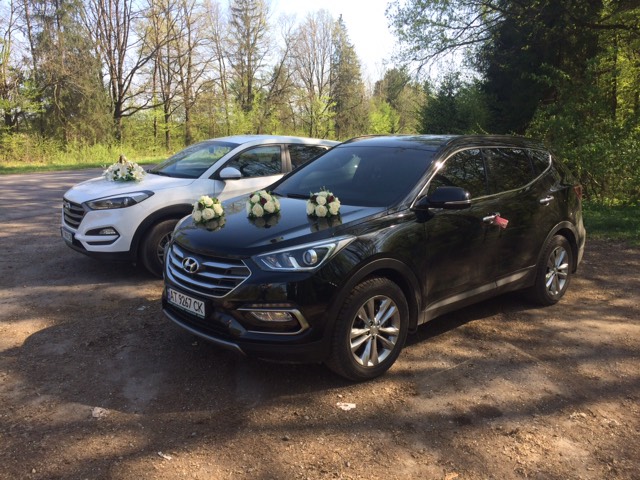 Весільний кортеж Hyundai Santa Fe — логотип