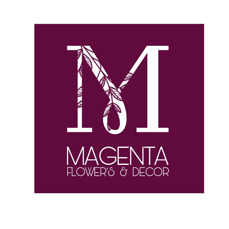 Magenta flowers & decor — логотип