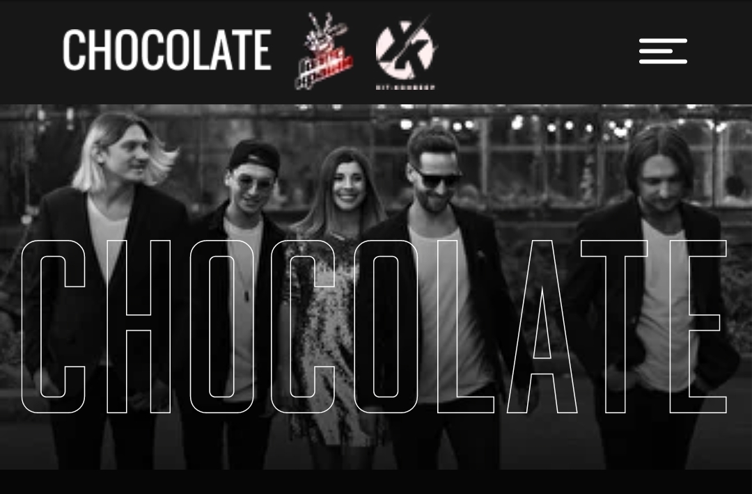 Кавер Гурт на весілля "Chocolate band" — логотип