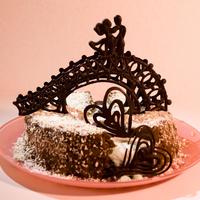 Шоколадний декор тортів