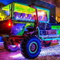 069 Party Bus Monster truck паті бас оре