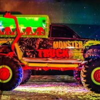 069 Party Bus Monster truck пати бас