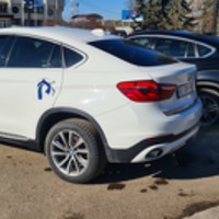 Весільний кортеж BMW X6 чорного і білого