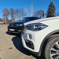 Весільний кортеж BMW X6 чорного і білого