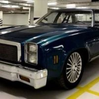 387 Ретро Chevrolet Malibu Classic blue