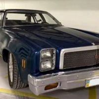 387 Ретро Chevrolet Malibu Classic blue