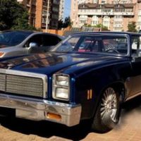 387 Ретро Chevrolet Malibu Classic blue