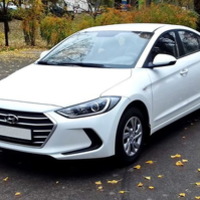 167 Hyundai Elantra 2018 белая аренда