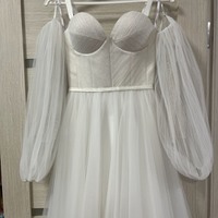 Весільна сукня Crystal зі зйомними рукав