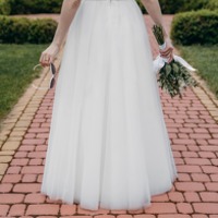 Весільна сукня Crystal зі зйомними рукав