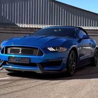 036  Ford Mustang GT синій кабріолет про