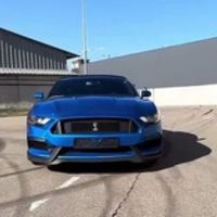 036  Ford Mustang GT синій кабріолет про
