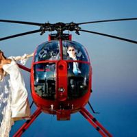 Оренда гелікоптера для весільної фотосес
