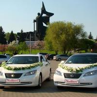 Автомобиль на свадьбу в Донецке, белый  Lexus от 2