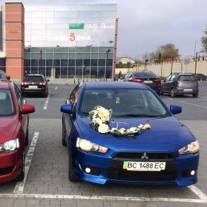 Mitsubishi Lancer Х Автомобільний кортеж на весілля