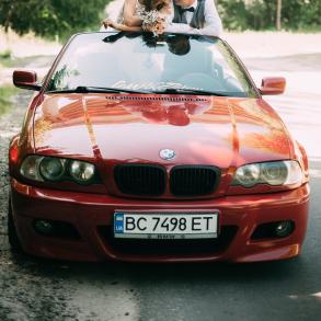 КАБРІОЛЕТ BMW E46 Автомобильный кортеж на свадьбу