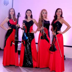 Струнный квартет Гравитация(шоу) Музыкальные Группы на вашу свадьбу