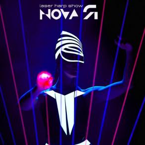 Шоу лазерной арфы «novaЯ» Шоу лазерной арфы «novaЯ»