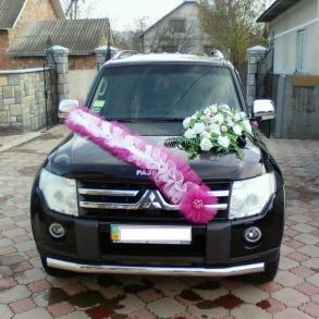 Свадебный Мицубиси Паджеро Автомобильный кортеж на свадьбу
