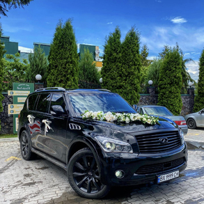 Люкс авто на весілля INFINITI Автомобільний кортеж на весілля
