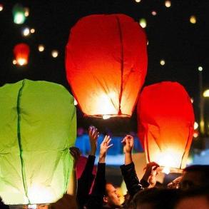 Повітряні ліхтарики, літаючі ліхтарики Оформление Но Декор на вашу свадьбу