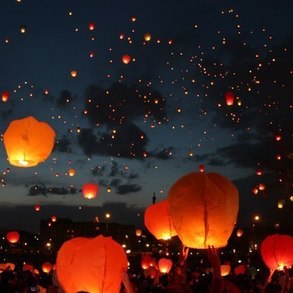 Ліхтарики бажань СЕРЦЕ, КУПОЛ Организация Праздников на вашу свадьбу