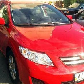 183 Toyota Corolla червона оренда авто з Автомобільний кортеж на весілля