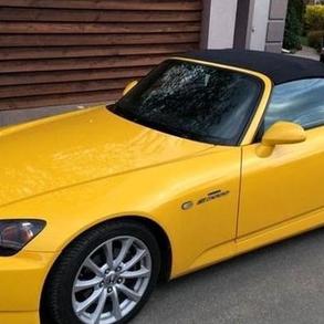 140 Honda S2000 жовтий кабріолет оренда Автомобільний кортеж на весілля