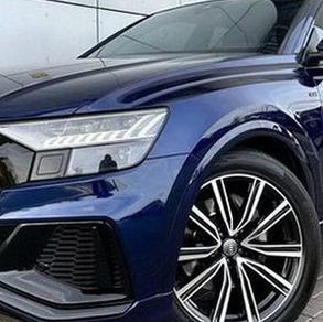 307 Позашляховик Audi Q8 синій прока Автомобільний кортеж на весілля