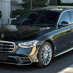 058Оренда Mercedes S class W 223 S 400d Автомобільний кортеж на весілля