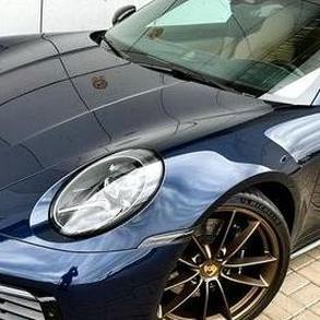 263 Прокат Porsche 911 Carrera S синій Автомобільний кортеж на весілля